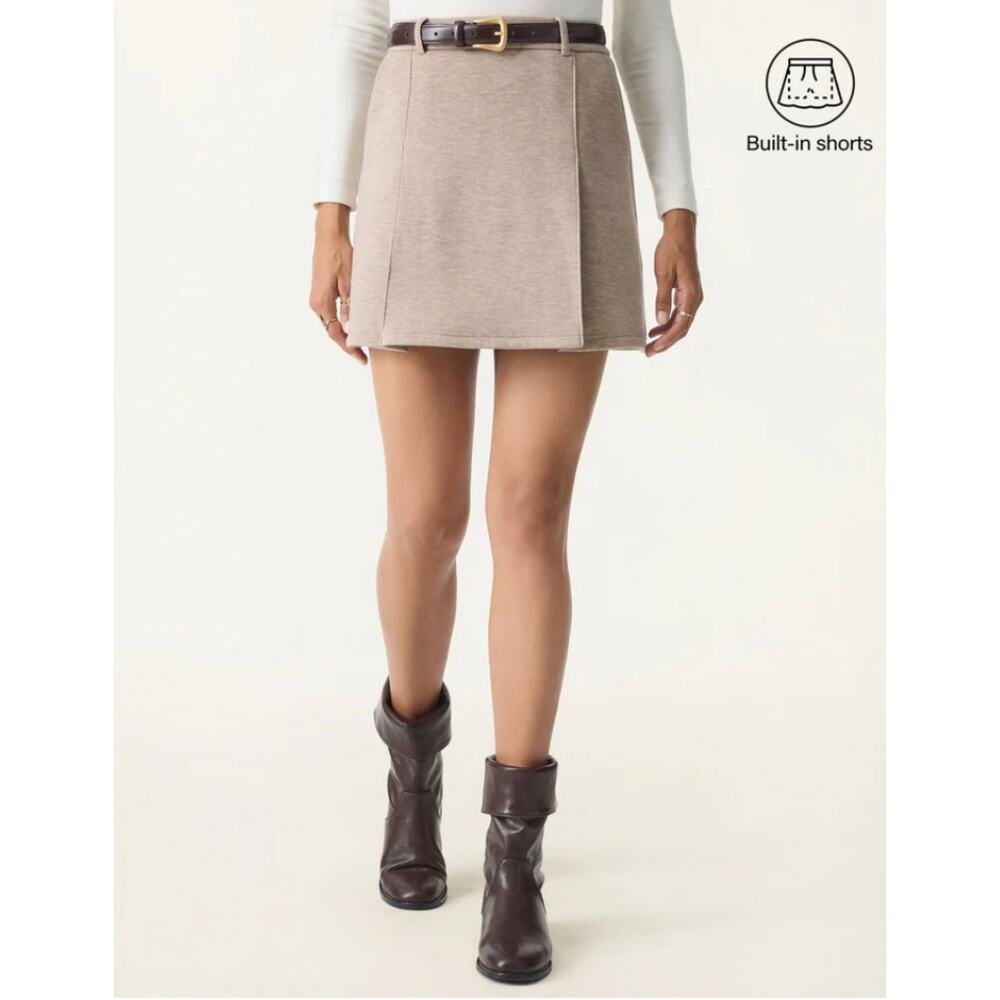 OGL Pleated High Rise A-Line Pull on Skorts with Pockets NWT SIZE L - Picture 6 of 8